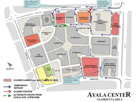 Glorietta 5 Map .